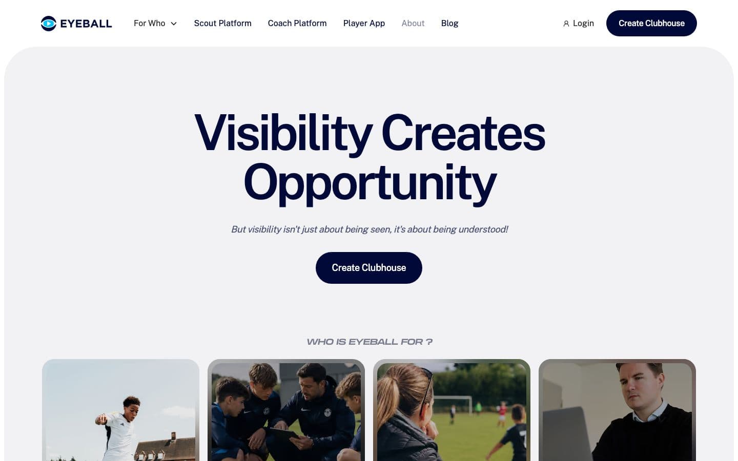 The Eyeball homepage